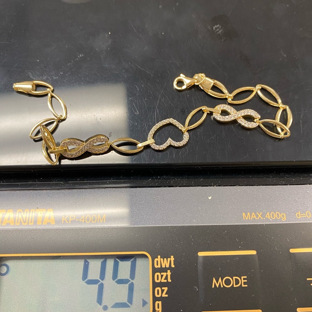 NEW 14K Gold Braclet - Picture 4 of 4
